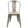 Chaise Bistro Brut Assise Bois