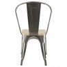Chaise Bistro Brut Assise Bois